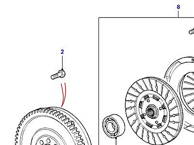 G01025 CLUTCH & FLYWHEEL  Range Rover (P38)