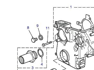 G01080 FRONT COVER  Range Rover (P38)