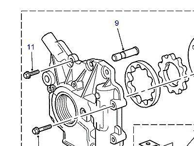 G01130 МАСЛЯНЫЙ НАСОС  Range Rover (P38)