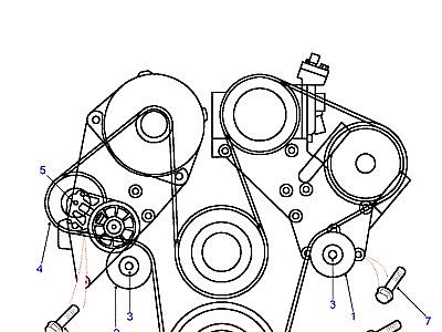 G02045 DRIVE BELT  Range Rover (P38)