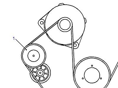 G02050 DRIVE BELT  Range Rover (P38)