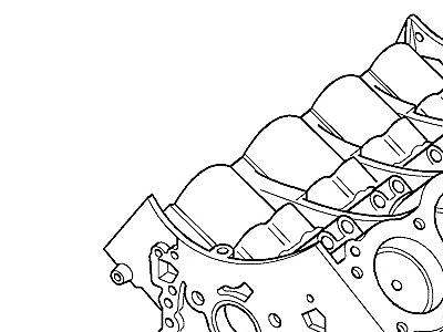 G02070 ENGINE SHORT  Range Rover (P38)