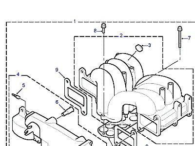 G02125 INLET MANIFOLD UPPER  Range Rover (P38)