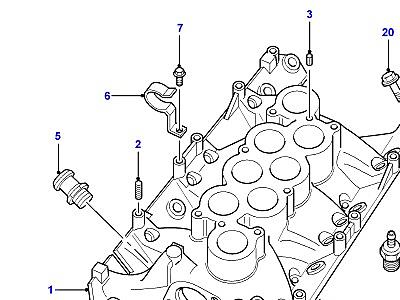 G02130 ВПУСКНОЙ КОЛЛЕКТОР  Range Rover (P38)