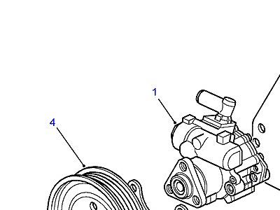 G02165 POWER STEERING PUMP AND BRACKET  Range Rover (P38)