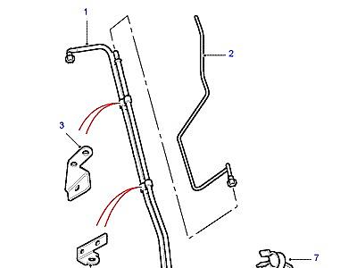 I02050 FUEL PIPES  Range Rover (P38)