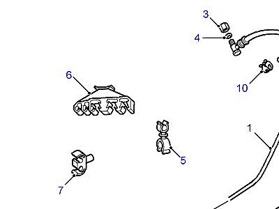 I02055 FUEL PIPES  Range Rover (P38)