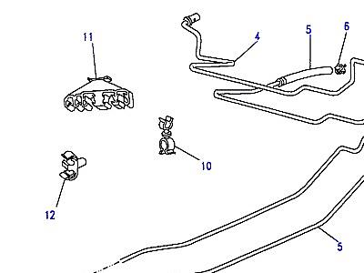 I02065 FUEL PIPES  Range Rover (P38)