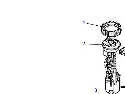 I02080 ТОПЛИВНЫЙ БАК И СОПУТСТВУЮЩИЕ ЭЛЕМЕНТЫ  Range Rover (P38)