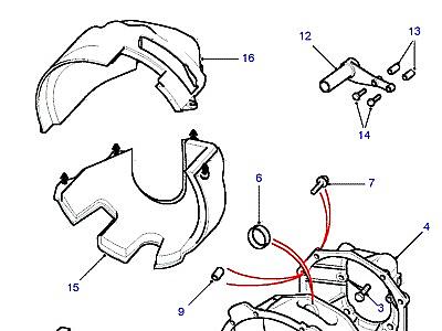 J01005 BELL HOUSING  Range Rover (P38)