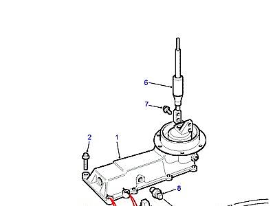 J01035 GEARCHANGE & LEVER  Range Rover (P38)