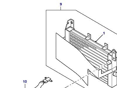 J02040 МАСЛЯНЫЙ РАДИАТОР  Range Rover (P38)