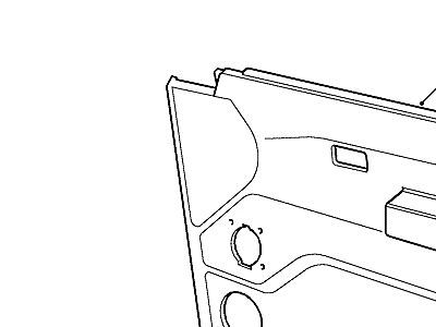 K01055 FRONT DOOR CASING-LESS APERTURE FOR WOOD TRIM  Range Rover (P38)