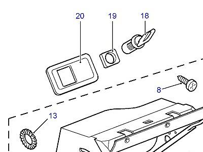 K01070 GLOVEBOX В СБОРЕ  Range Rover (P38)