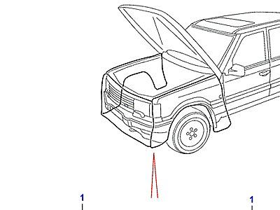 M01025 EXTERIOR PROTECTION  Range Rover (P38)