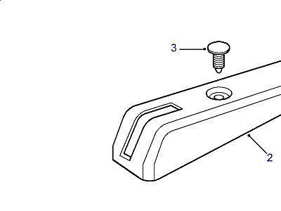 N01010 REAR SEAT BELT-CHILD ANCHORAGE  Range Rover (P38)