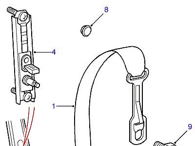N01020 SEAT BELT В СБОРЕ -FRONT  Range Rover (P38)