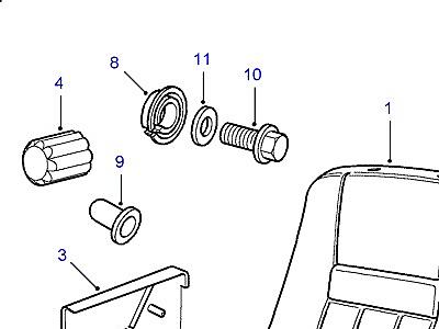 N02010 FRONT COMPONENTS  Range Rover (P38)