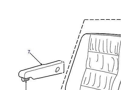 N02095 FRONT-OXFORD LEATHER-UNHEATED/NON HEIGHT ADJUST-FROM (V) YA430702  Range Rover (P38)