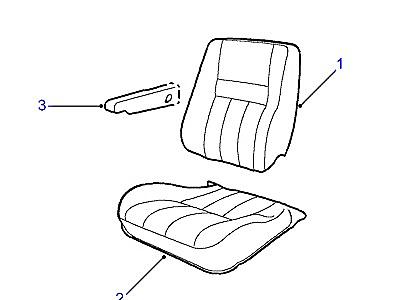 O01100 SEAT COVERS  Range Rover (P38)