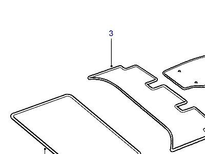O01130 OVERRUGS - CARPETS  Range Rover (P38)