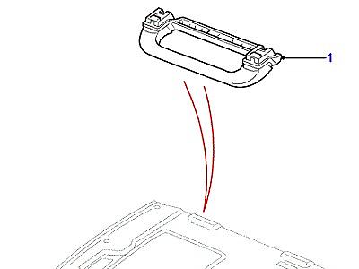 O01186 ОБШИВКА ПОТОЛКА  Range Rover (P38)