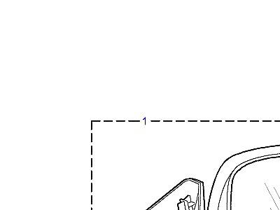 O01195 DOOR MIRRORS BODY COLOURED-VITESSE-NAS  Range Rover (P38)