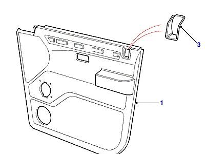 O01225 DOOR CASING COMPONENTS-WESTMINSTER  Range Rover (P38)