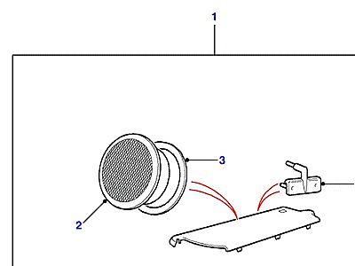 O01275 COVER В СБОРЕ -REAR PARCEL SHELF-WESTMINSTER LE  Range Rover (P38)