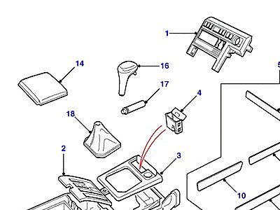 O01280 VOGUE SE - ВНУТРЕННЯЯ ОТДЕЛКА  Range Rover (P38)