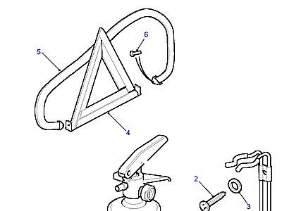 Q01010 FIRE EXTINGUISHER  Range Rover (P38)