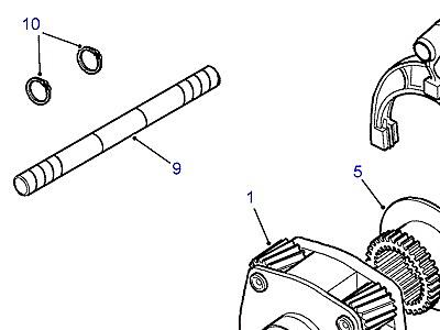 R01015 HIGH/LOW GEAR  Range Rover (P38)