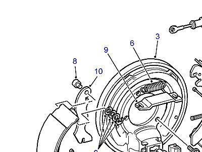 R01045 TRANSMISSION BRAKE  Range Rover (P38)