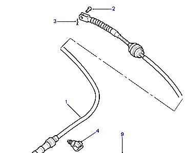 S01005 ACCELERATOR LINKAGE  Range Rover (P38)