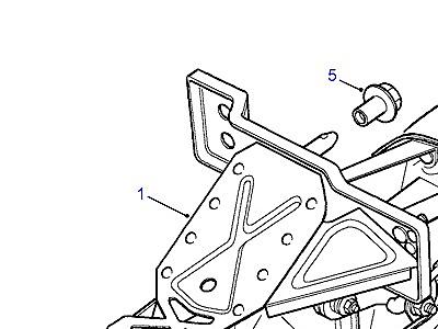 S01040 КОРПУС ПЕДАЛИ В СБОРЕ  Range Rover (P38)