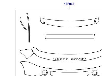 102AAZ СРЕДСТВА УХОДА И ОБСЛУЖИВАНИЯ АКСЕССУАРЫ  Range Rover Sport (L320)