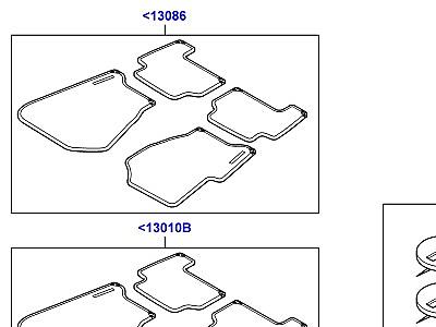 102ACA ОТДЕЛКА САЛОНА АКСЕССУАРЫ НАПОЛЬНЫЕ КОВРИКИ  Range Rover Sport (L320)