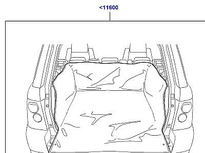 102ACC ОТДЕЛКА САЛОНА ОБЛИЦОВКА БАГАЖНОГО ОТДЕЛЕНИЯ АКСЕССУАРЫ  Range Rover Sport (L320)