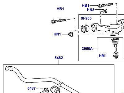 200AAC РЫЧАГИ ПЕРЕДНЕЙ ПОДВЕСКИ/СТАБИЛИЗ/Х-ОБРЭЛ-Т  Range Rover Sport (L320)