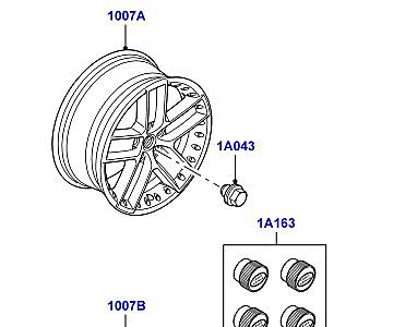 203ABU КОЛЕСА АКСЕССУАРЫ  Range Rover Sport (L320)