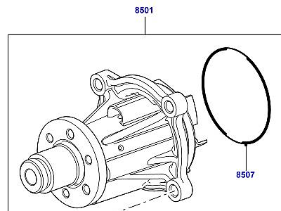302ABPA НАСОС ОХЛАЖДАЮЩЕЙ ЖИДКОСТИ 3.6 V8 32V DOHC EFI ДИЗЕЛЬ  Range Rover Sport (L320)