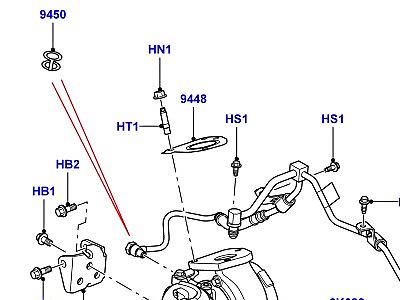 303ADB9 ТУРБОКОМПРЕССОР 3.6 V8 32V DOHC EFI ДИЗЕЛЬ, ПРАВАЯ СТОРОНА  Range Rover Sport (L320)