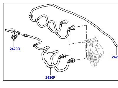 307AEE3 ВАКУУМНОЕ УПРАВЛ. И ВПУСК ВОЗДУХА 2.7 ДИЗЕЛЬ V6  Range Rover Sport (L320)