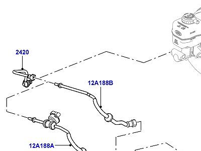 307AEF6 ВАКУУМНОЕ УПРАВЛ. И ВПУСК ВОЗДУХА 3.0 ДИЗЕЛЬ 24V DOHC TC  Range Rover Sport (L320)