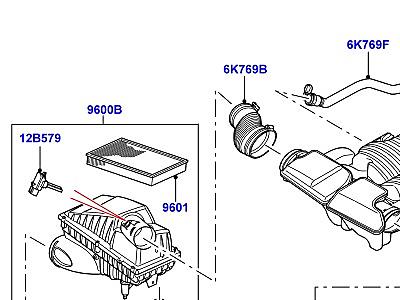 311AFLH ВОЗДУШНЫЙ ФИЛЬТР 5.0L OHC SGDI NA V8 БЕНЗИН  Range Rover Sport (L320)