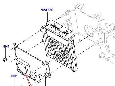 312AFT6 МОДУЛИ И ДАТЧИКИ ДВИГАТЕЛЯ 3.0 ДИЗЕЛЬ 24V DOHC TC  Range Rover Sport (L320)