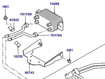 314AGXN СИСТЕМЫ ОХЛАЖДЕНИЯ КОРОБКИ ПЕРЕДАЧ 6-СТУПЕНЧАТАЯ АКПП ZF  Range Rover Sport (L320)