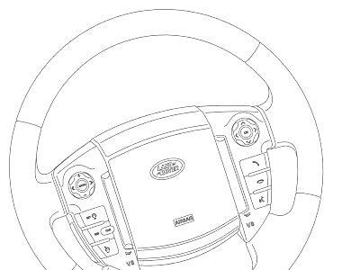 316AHQM ПЕРЕКЛЮЧЕНИЕ ПЕРЕДАЧ - АКПП 6 SPEED AUTOMATIC (ZF) STEERING WHEEL  Range Rover Sport (L320)