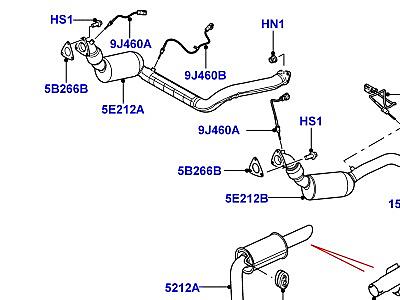 321AIRA СИСТЕМА ВЫПУСКА 3.6 V8 32V DOHC EFI ДИЗЕЛЬ  Range Rover Sport (L320)