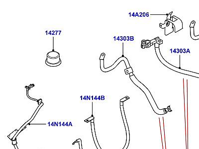 406ACU ПРОВОДА И ЗВУКОВ.СИГН. АККУМУЛЯТ.  Range Rover Sport (L320)